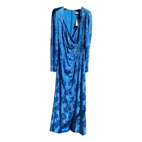 Pre-owned Mioh Maxi Dress In Turquoise