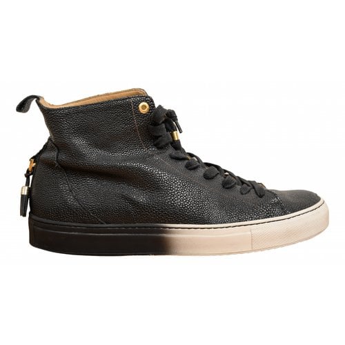 Pre-owned Android Homme Stingray High Trainers In Black