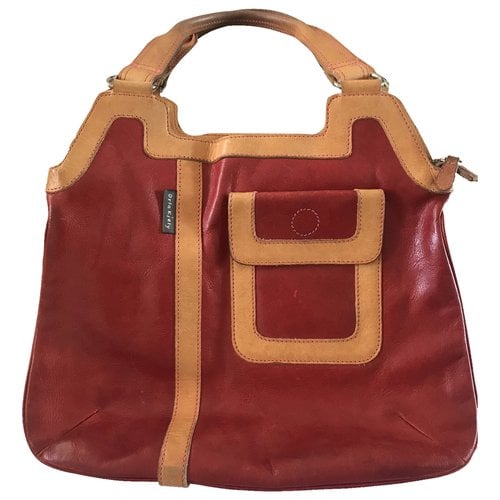 Pre-owned Orla Kiely Leather Handbag In Red