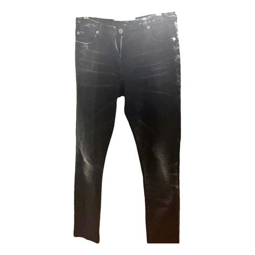 Pre-owned Golden Goose Slim Jeans In Black