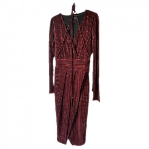 Pre-owned Rachel Roy Mid-length Dress In Burgundy