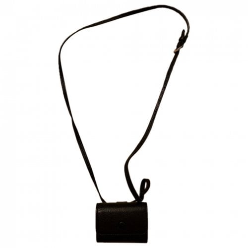 Pre-owned Maison Margiela Leather Jewellery In Black