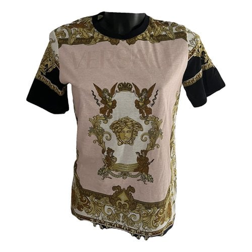 Pre-owned Versace T-shirt In Pink