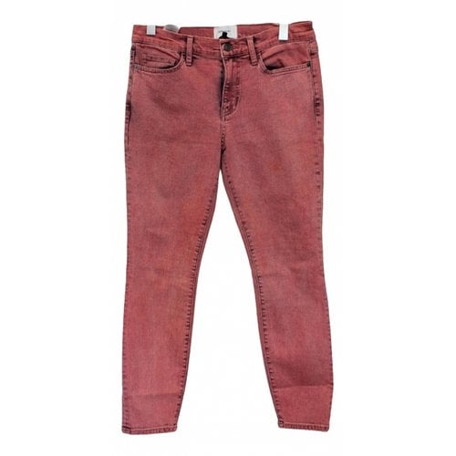 Pre-owned Current Elliott Jeans In Pink