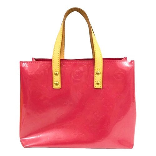Pre-owned Louis Vuitton Patent Leather Handbag In Pink