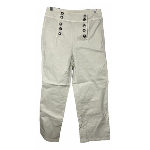 Pre-owned 8pm Large Pants In Beige