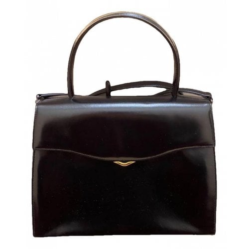 Pre-owned Anjuna Leather Handbag In Black