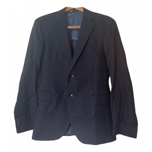 Pre-owned Tommy Hilfiger Wool Suit In Blue