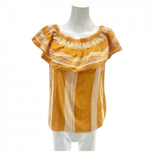 Pre-owned Lemlem Blouse In Yellow