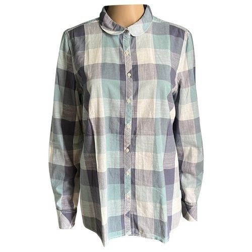 Pre-owned Tommy Hilfiger Shirt In Turquoise
