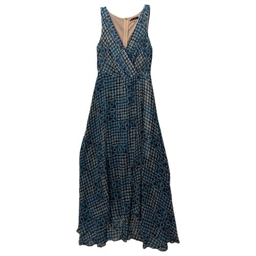 Pre-owned Tommy Hilfiger Maxi Dress In Blue