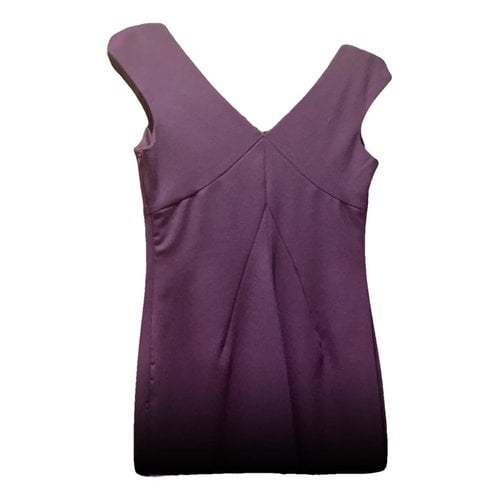 Pre-owned Lk Bennett Mini Dress In Purple