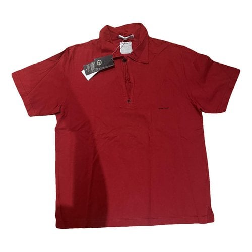Pre-owned Stone Island Polo Shirt In Red