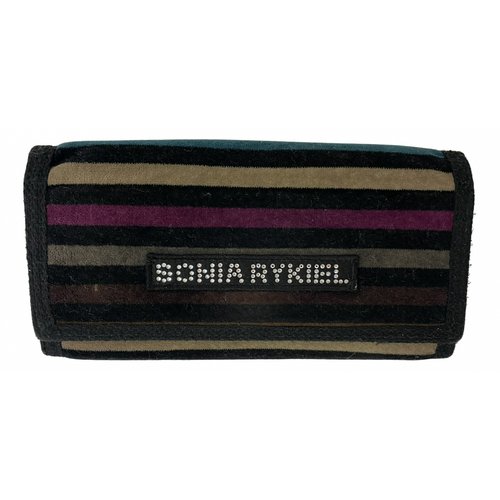 Pre-owned Sonia Rykiel Velvet Wallet In Multicolour