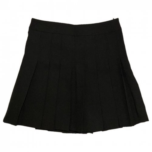 Pre-owned Storets Mini Skirt In Black