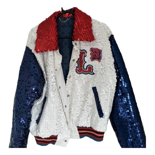 Pre-owned Charles Jeffrey Loverboy Glitter Jacket In Multicolour