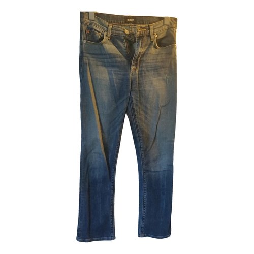 Pre-owned Hudson Bootcut Jeans In Blue