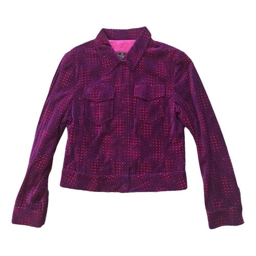 Pre-owned Fendi Short Vest In Purple