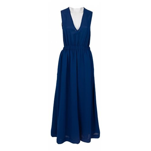 Pre-owned Carven Maxi Dress In Blue