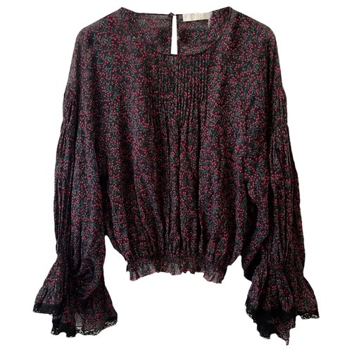 Pre-owned Chloé Lace Blouse In Multicolour