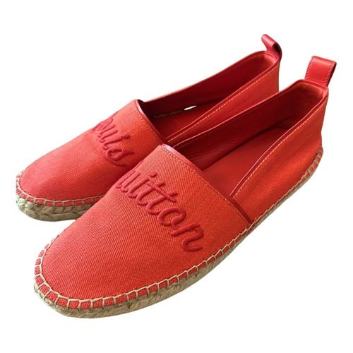 Pre-owned Louis Vuitton Espadrilles In Red