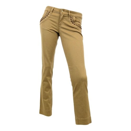 Pre-owned Gucci Jeans In Brown