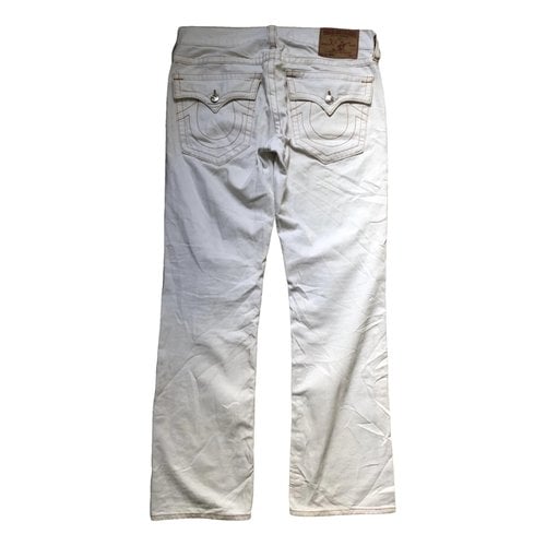 Pre-owned True Religion Trousers In White