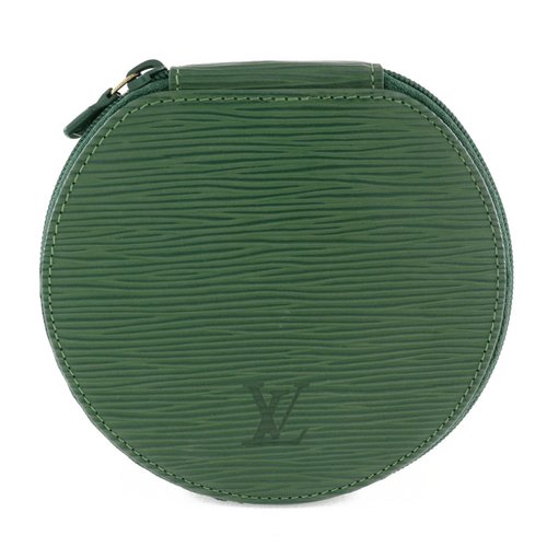 Pre-owned Louis Vuitton Leather Vanity Case In Green