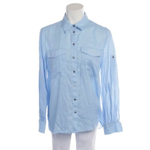 Pre-owned Karl Lagerfeld Blouse In Blue