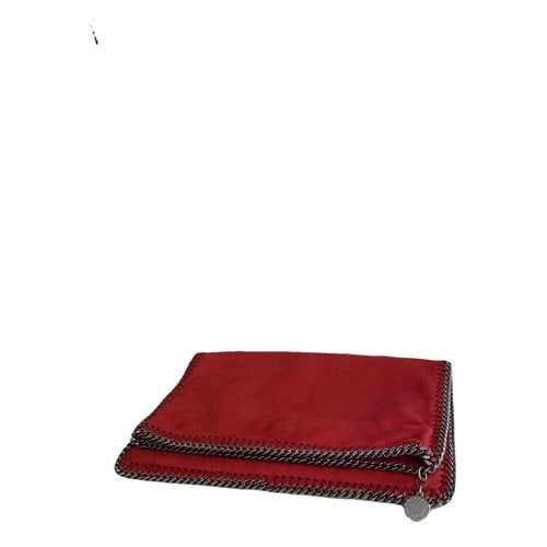 Pre-owned Stella Mccartney Vegan Leather Handbag In Red