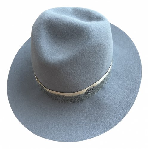 Pre-owned Maison Michel Wool Hat In Grey