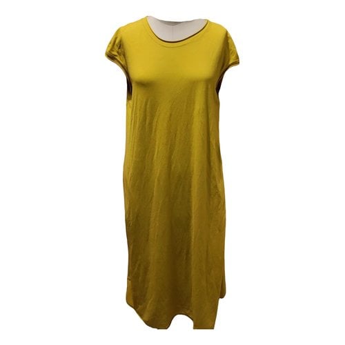 Pre-owned Liviana Conti Maxi Dress In Yellow