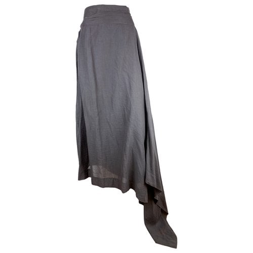 Pre-owned Vivienne Westwood Anglomania Maxi Skirt In Brown
