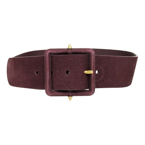 Pre-owned Gucci Belt In Red