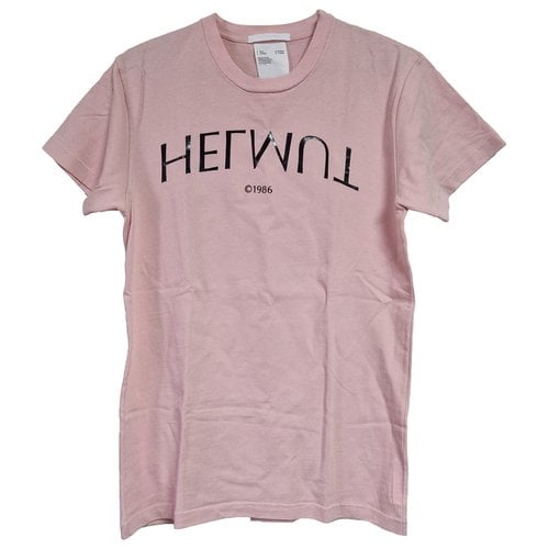 Pre-owned Helmut Lang T-shirt In Pink