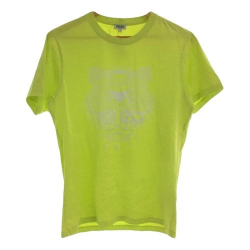 Pre-owned Kenzo T-shirt In Yellow