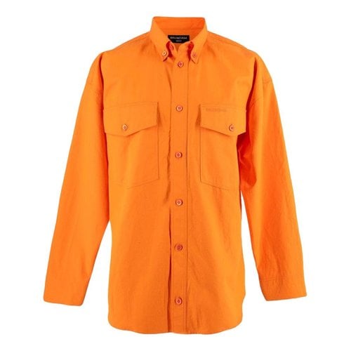 Pre-owned Balenciaga Jacket In Orange