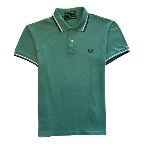 Pre-owned Fred Perry Polo Shirt In Green