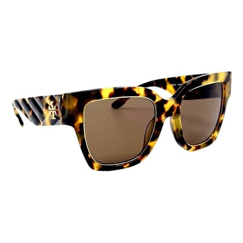 Pre-owned Tory Burch Sunglasses In Brown