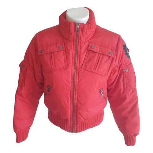 Pre-owned Iceberg Puffer In Red