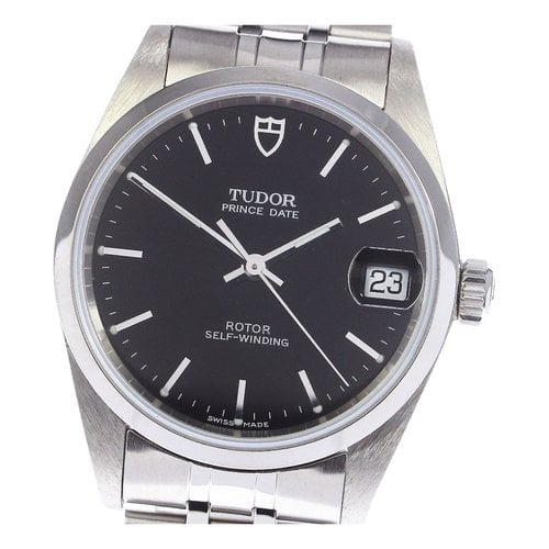 Pre-owned Tudor Watch In Black