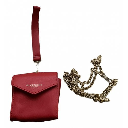 Pre-owned Givenchy Patent Leather Handbag In Red