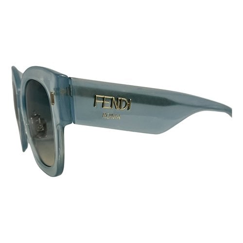Pre-owned Fendi Sunglasses In Blue