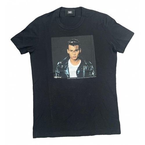 Pre-owned D&g T-shirt In Black