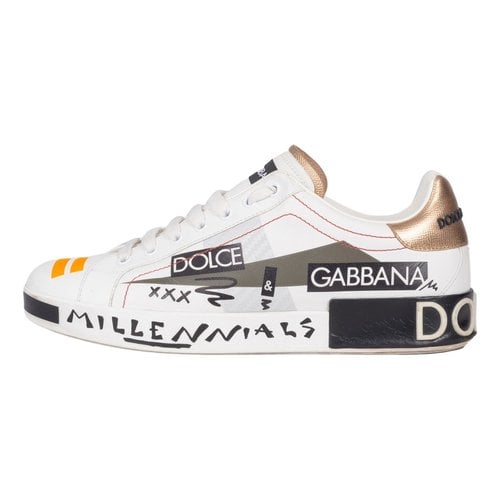 Pre-owned Dolce & Gabbana Leather Lace Ups In Multicolour