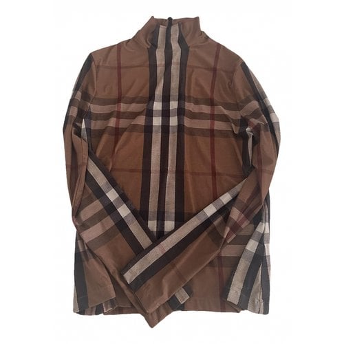 Pre-owned Burberry Blouse In Brown