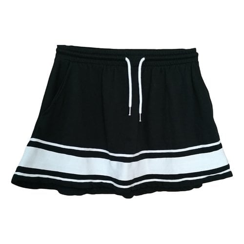 Pre-owned Envii Mini Skirt In Black