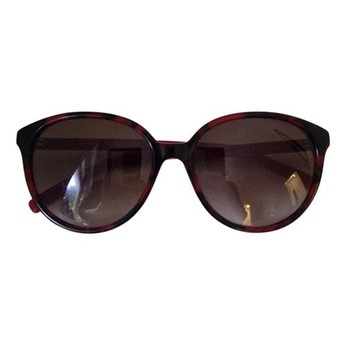 Pre-owned Fendi Oversized Sunglasses In Red