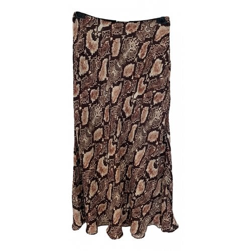 Pre-owned Whistles Maxi Skirt In Brown