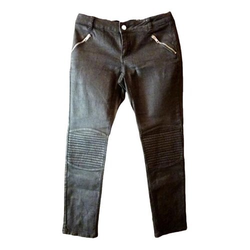 Pre-owned Mcq By Alexander Mcqueen Short Jeans In Anthracite